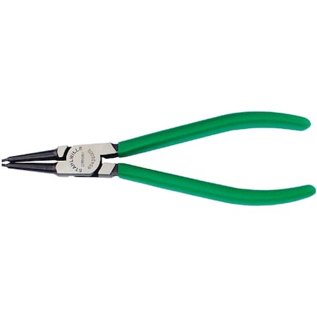 STAHLWILLE TOOLS Circlip plier SizeJ 1 L.140 mm tool tip-d.1, 3 mm head polished handles dip-coated 65436001